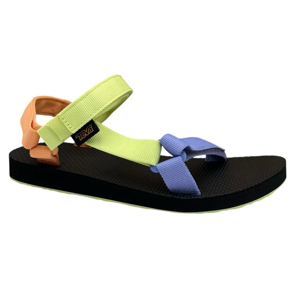 Teva Original Universal Big Youth Girls Sport Sandals Size 4 Multi Adjustable